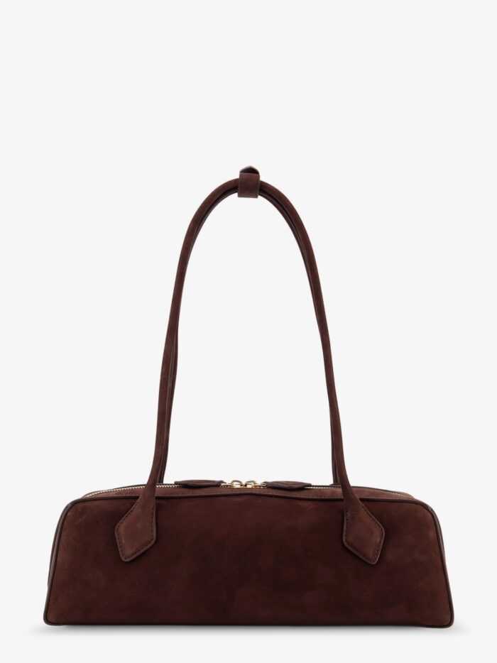 ALAIA Teckel Medium Suede Shoulder Bag