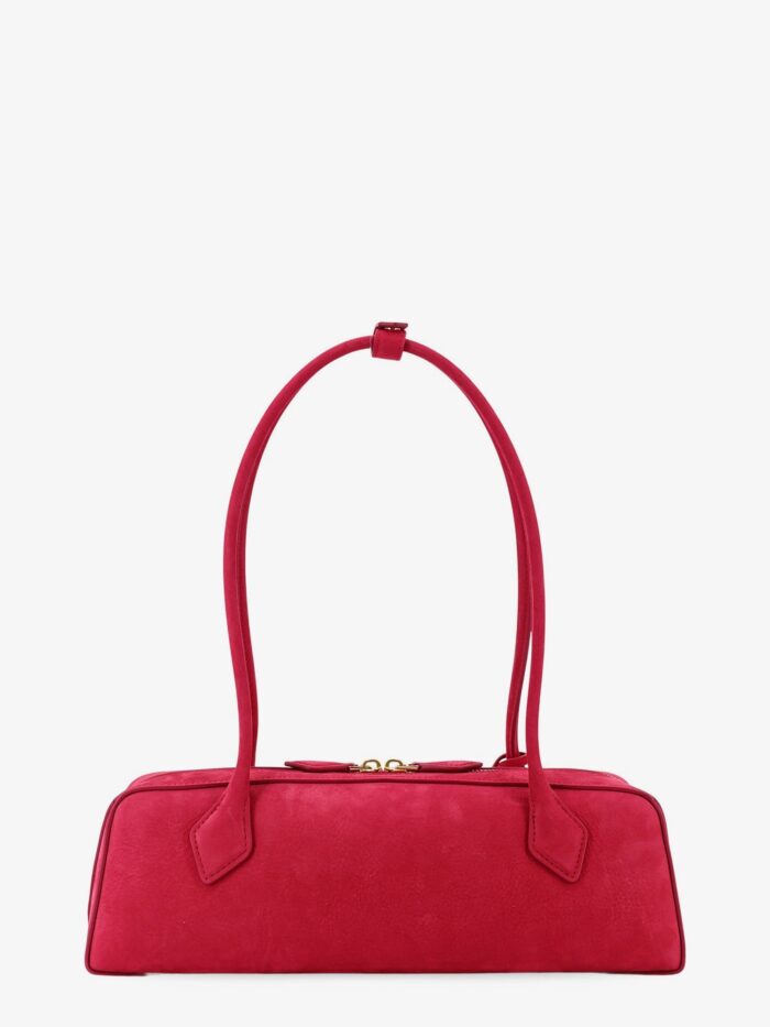 ALAIA Teckel Medium Suede Shoulder Bag