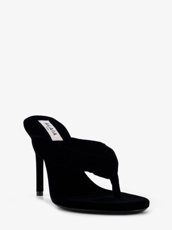ALAIA Thong Sandals With Velvet Heel