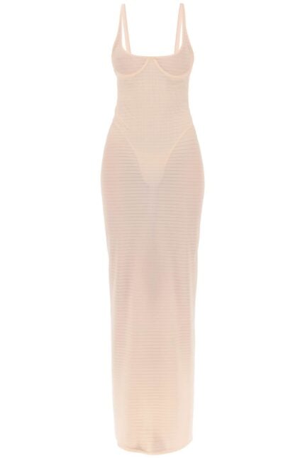 ALAIA Transparent Dress With Integrated Bodysuit