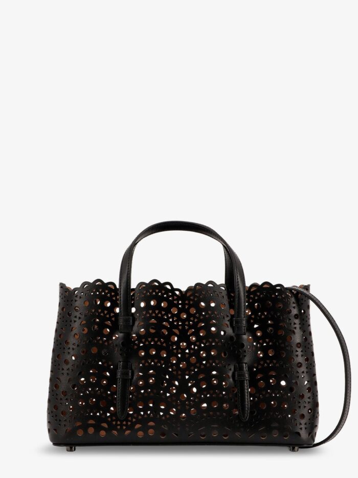 ALAIA Vienne Perforated Leather Shoulder Bag