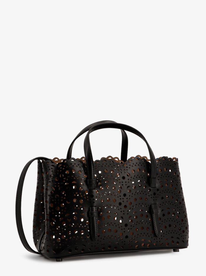 ALAIA Vienne Perforated Leather Shoulder Bag