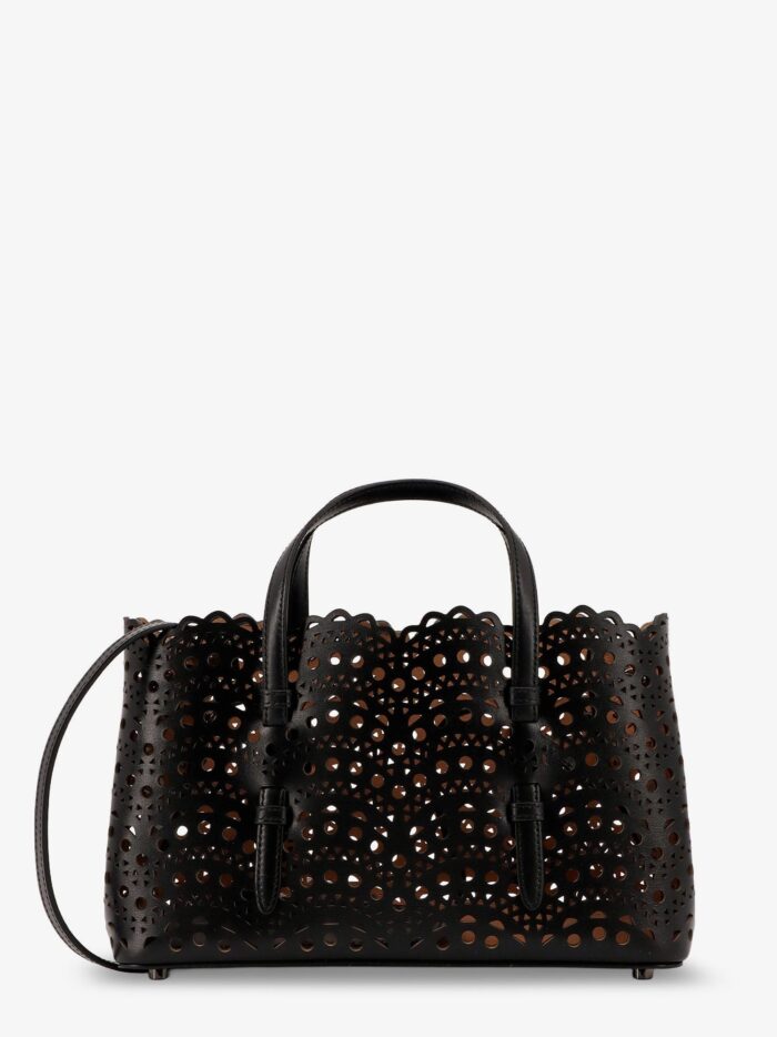 ALAIA Vienne Perforated Leather Shoulder Bag
