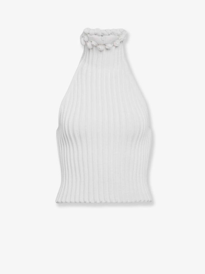ALAIA Viscose Halter Top