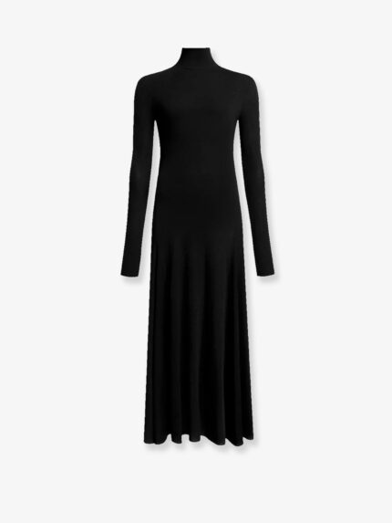 ALAIA Viscose Long Heart Dress