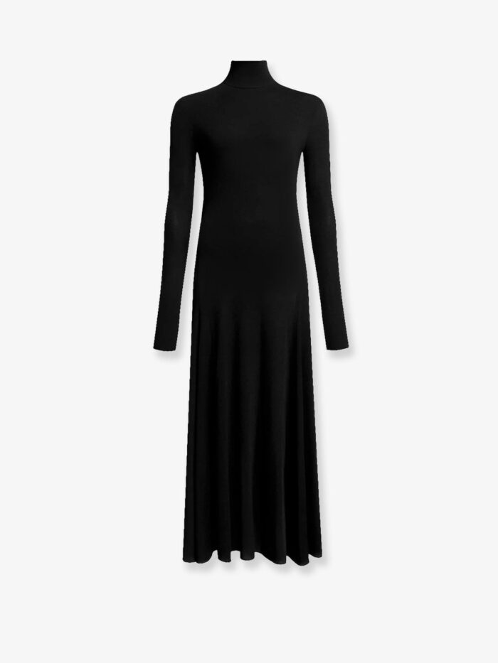 ALAIA Viscose Long Heart Dress