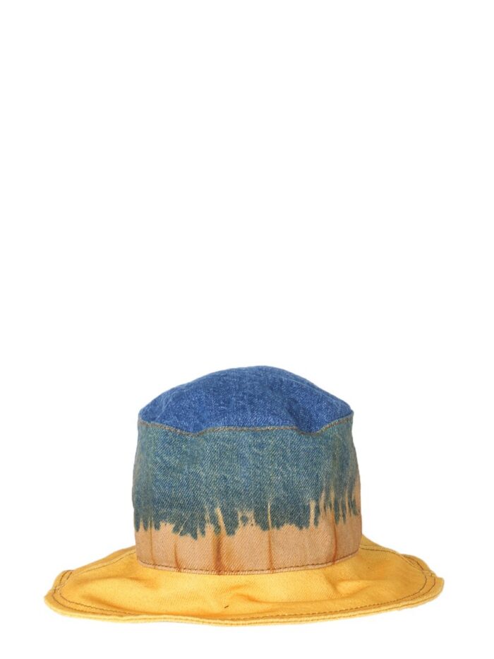 Alberta Ferretti BUCKET HAT WITH TIE DYE PRINT