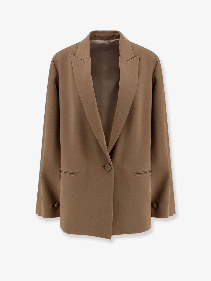 Alberta Ferretti Cady Blazer With Cut Out Sleeves