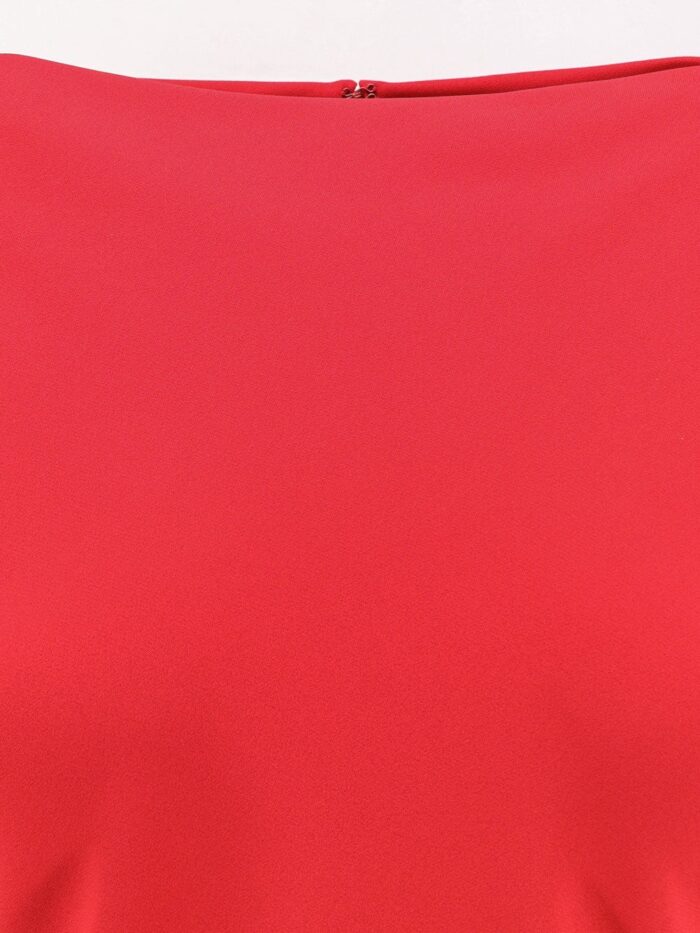 Alberta Ferretti Cady Stretch Enver Satin Dress