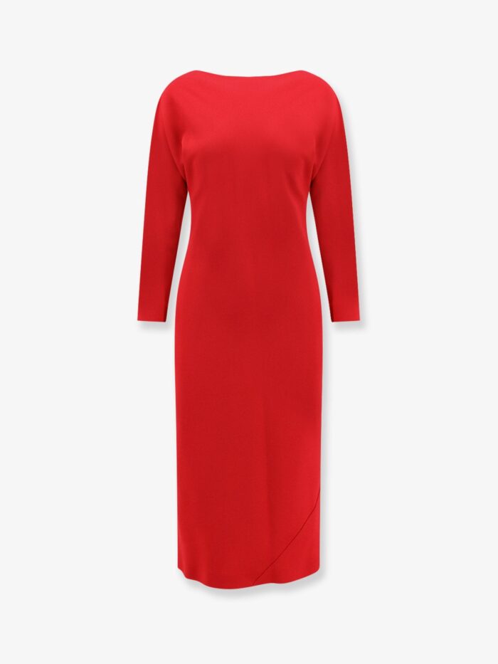 Alberta Ferretti Cady Stretch Enver Satin Dress