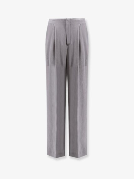 Alberta Ferretti Crepe Trousers