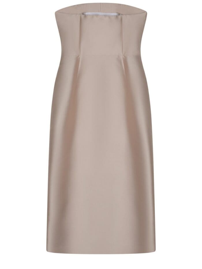 Alberta Ferretti Drap Midi Dress