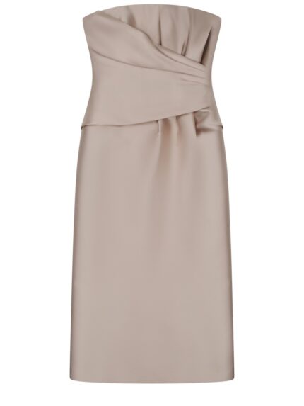 Alberta Ferretti Drap Midi Dress