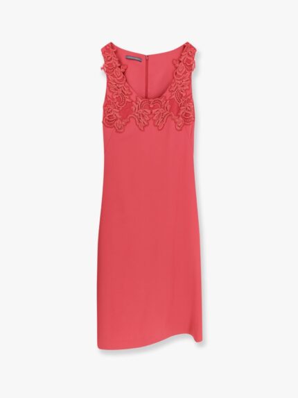 Alberta Ferretti Dress With Lace Profile