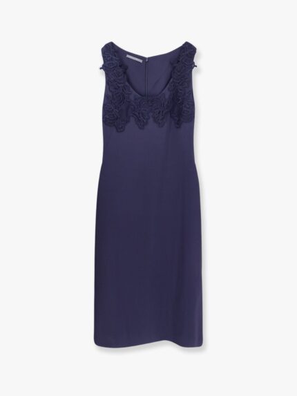 Alberta Ferretti Dress With Lace Profile