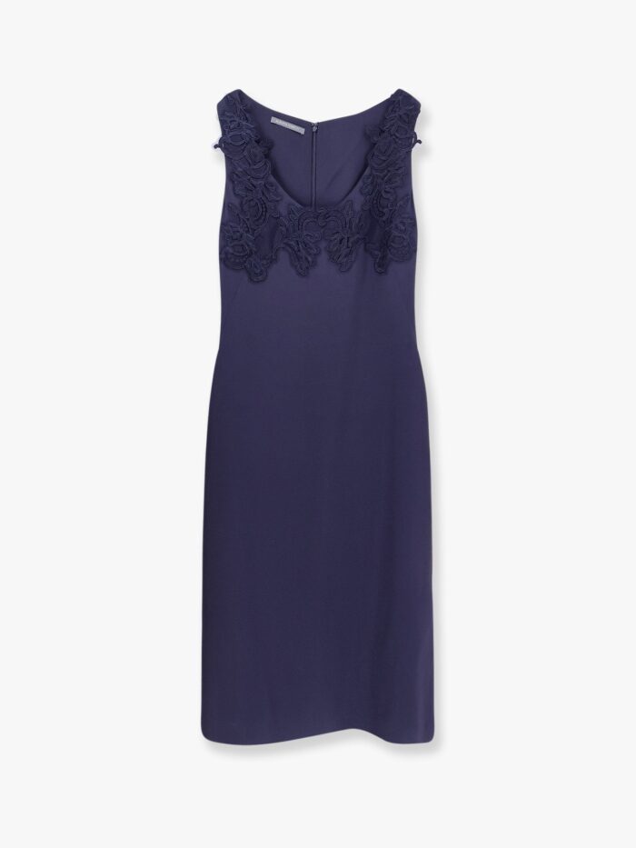 Alberta Ferretti Dress With Lace Profile