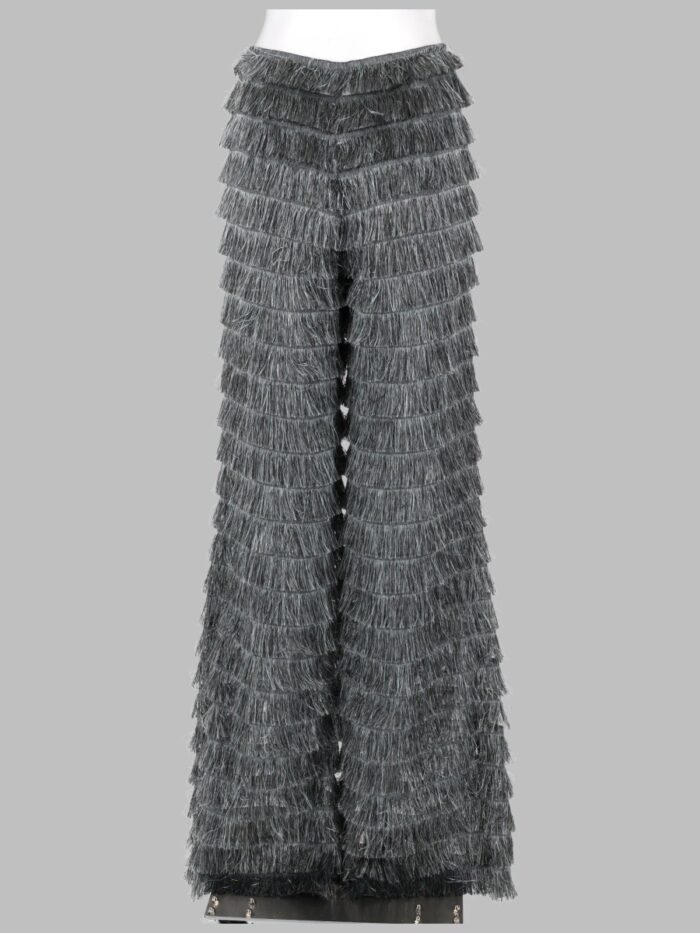Alberta Ferretti Fringes Fil Coupé Trousers
