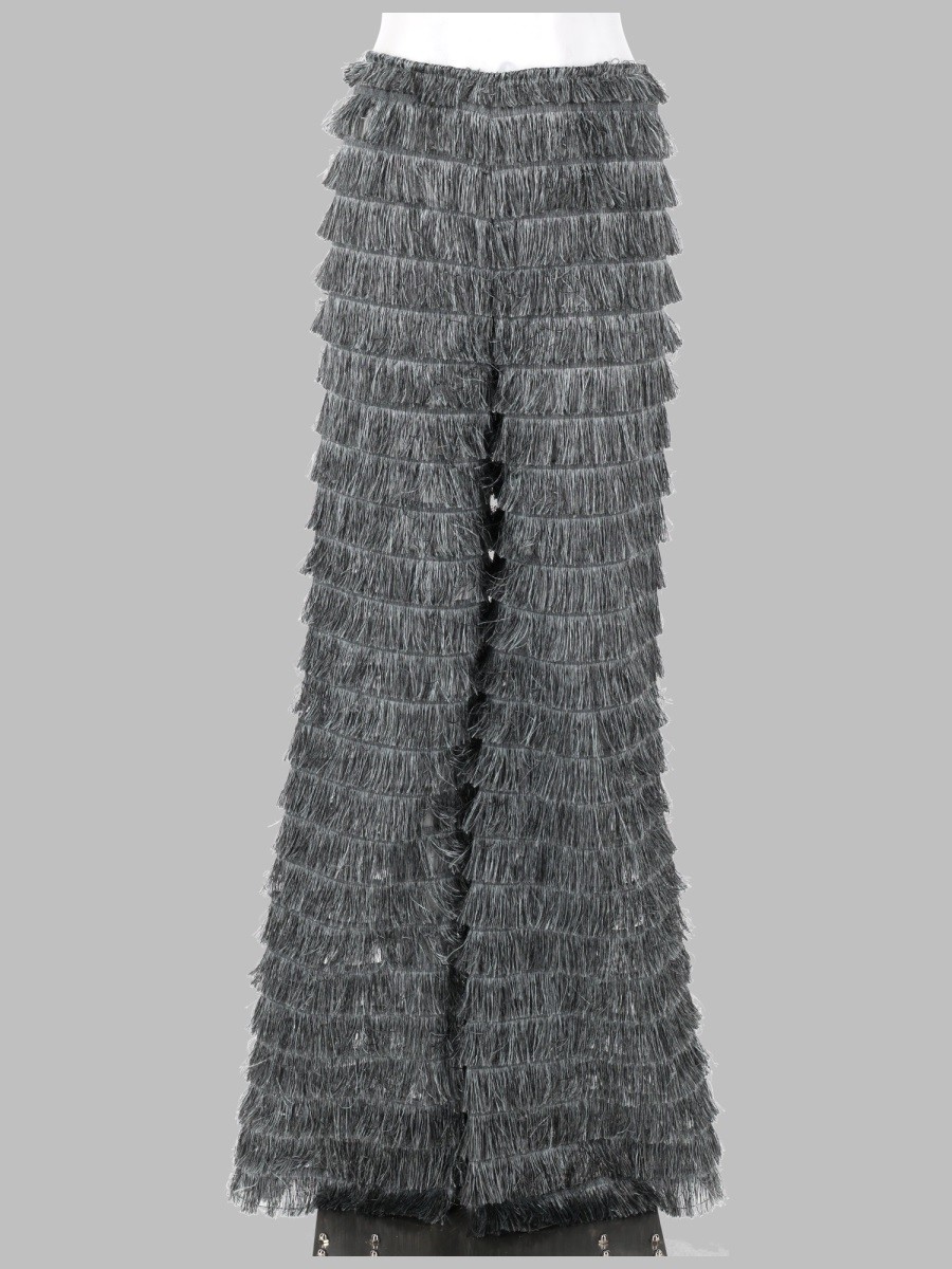Alberta Ferretti Fringes Fil Coupé Trousers