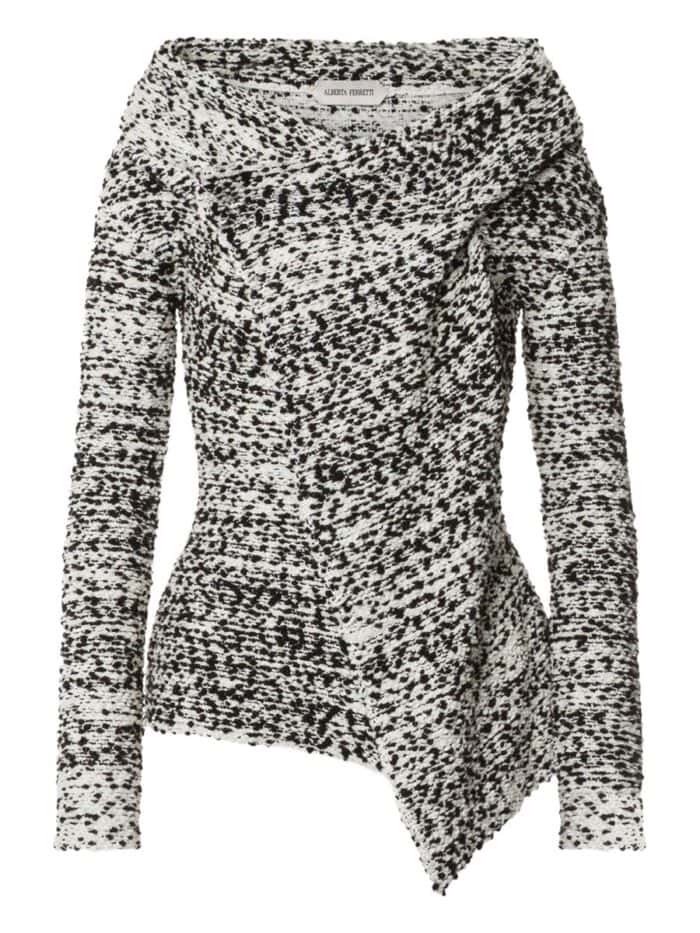 Alberta Ferretti JACKET WITH CROSSOVER NECKLINE