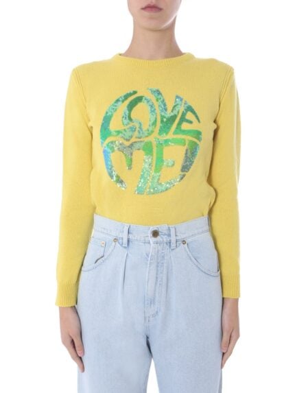 Alberta Ferretti "LOVE ME" SWEATER