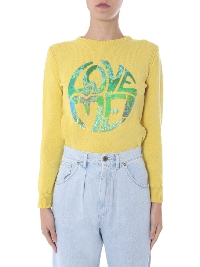 Alberta Ferretti "LOVE ME" SWEATER