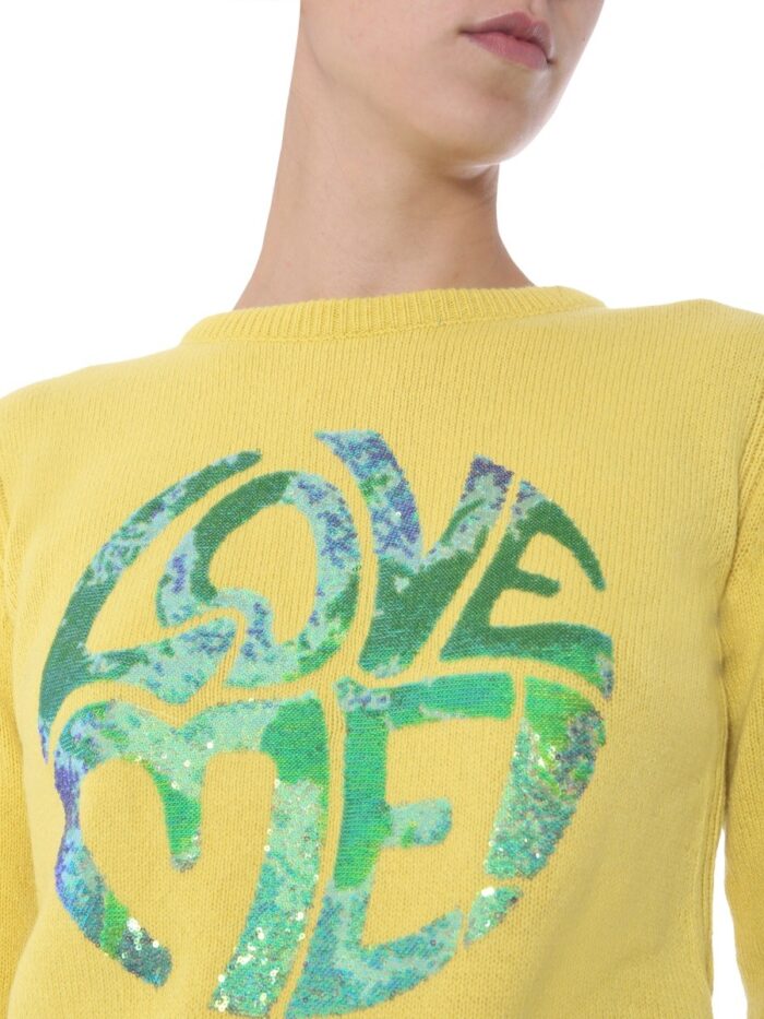 Alberta Ferretti "LOVE ME" SWEATER