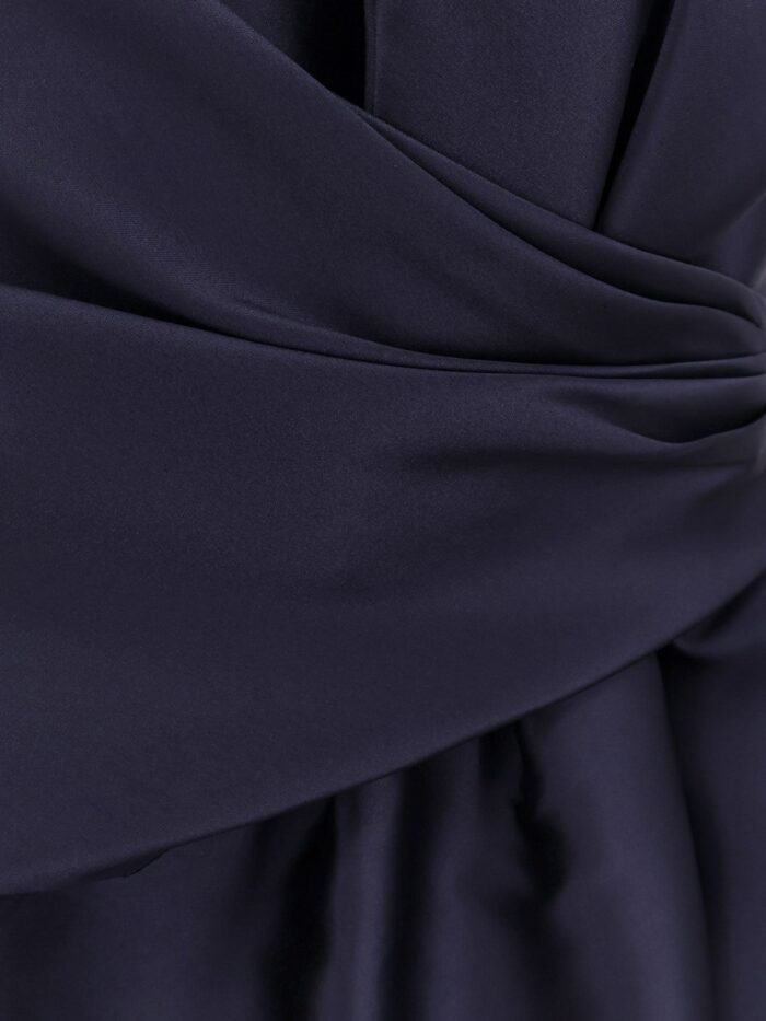 Alberta Ferretti Mikado Décolleté  Dress