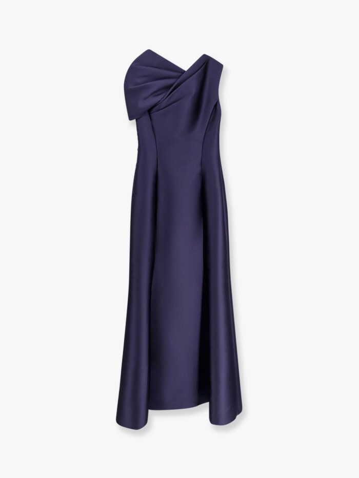 Alberta Ferretti Mikado Long Dress