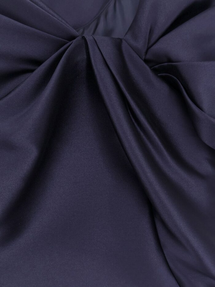Alberta Ferretti Mikado Long Dress