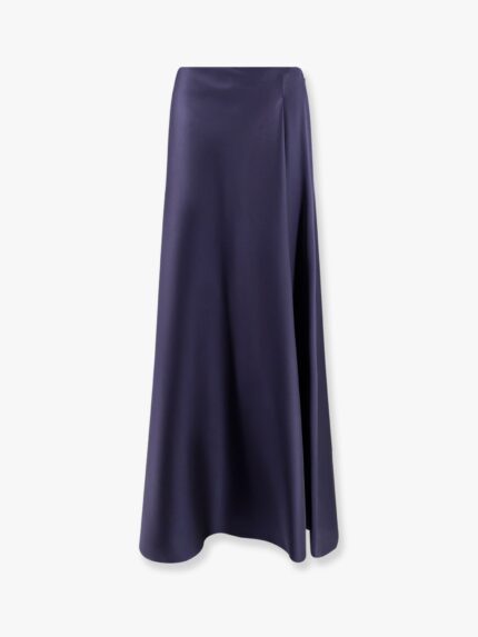 Alberta Ferretti Mikado Long Skirt