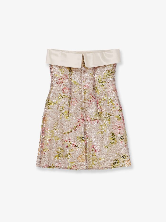 Alberta Ferretti Mini Dress With Sequins