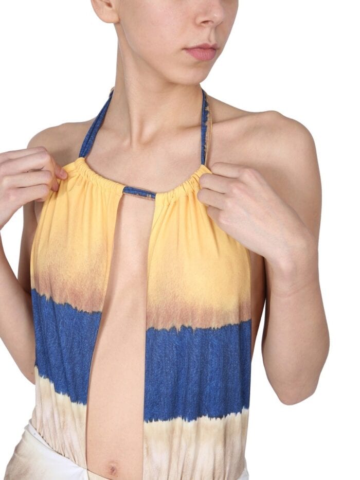 Alberta Ferretti ONE PIECE SWIMSUIT WITH TIE DYE PRINT