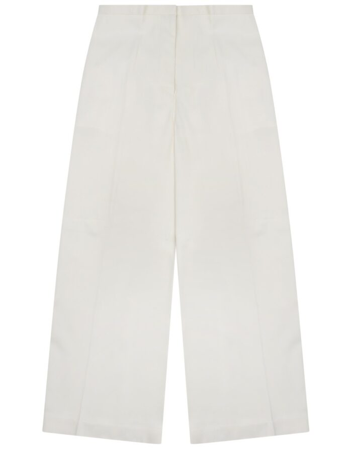 Alberta Ferretti PANTALONE IN TWILL DI VISCOSA