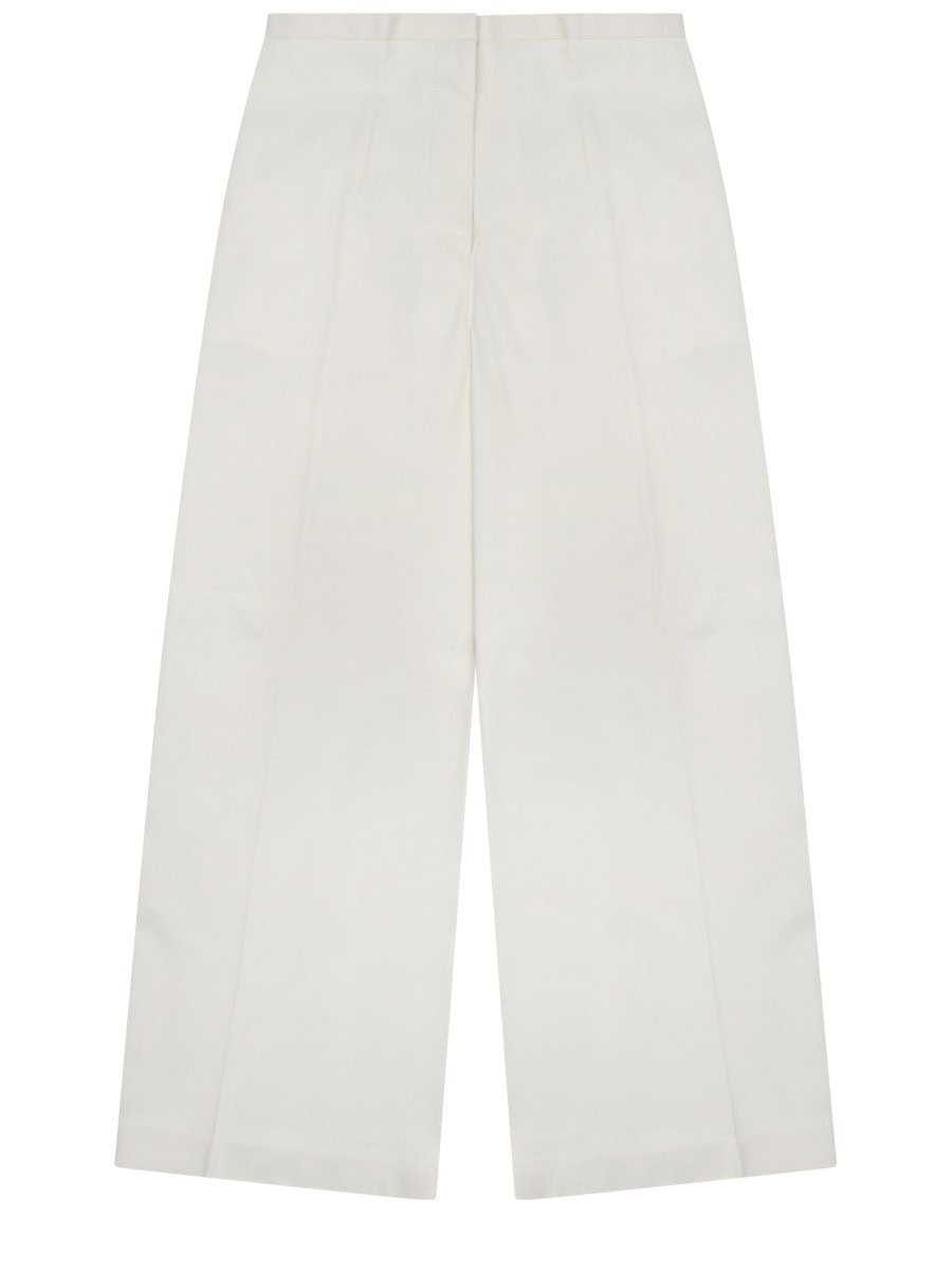 Alberta Ferretti PANTALONE IN TWILL DI VISCOSA