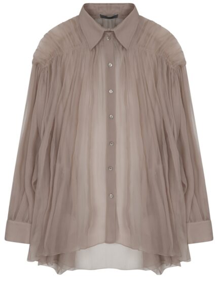 Alberta Ferretti Plisse` Shirt