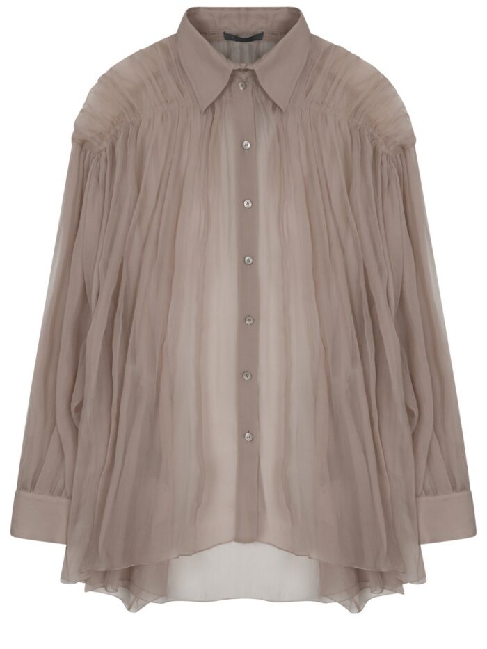 alberta ferretti plisse` shirt Alberta Ferretti Plisse` Shirt