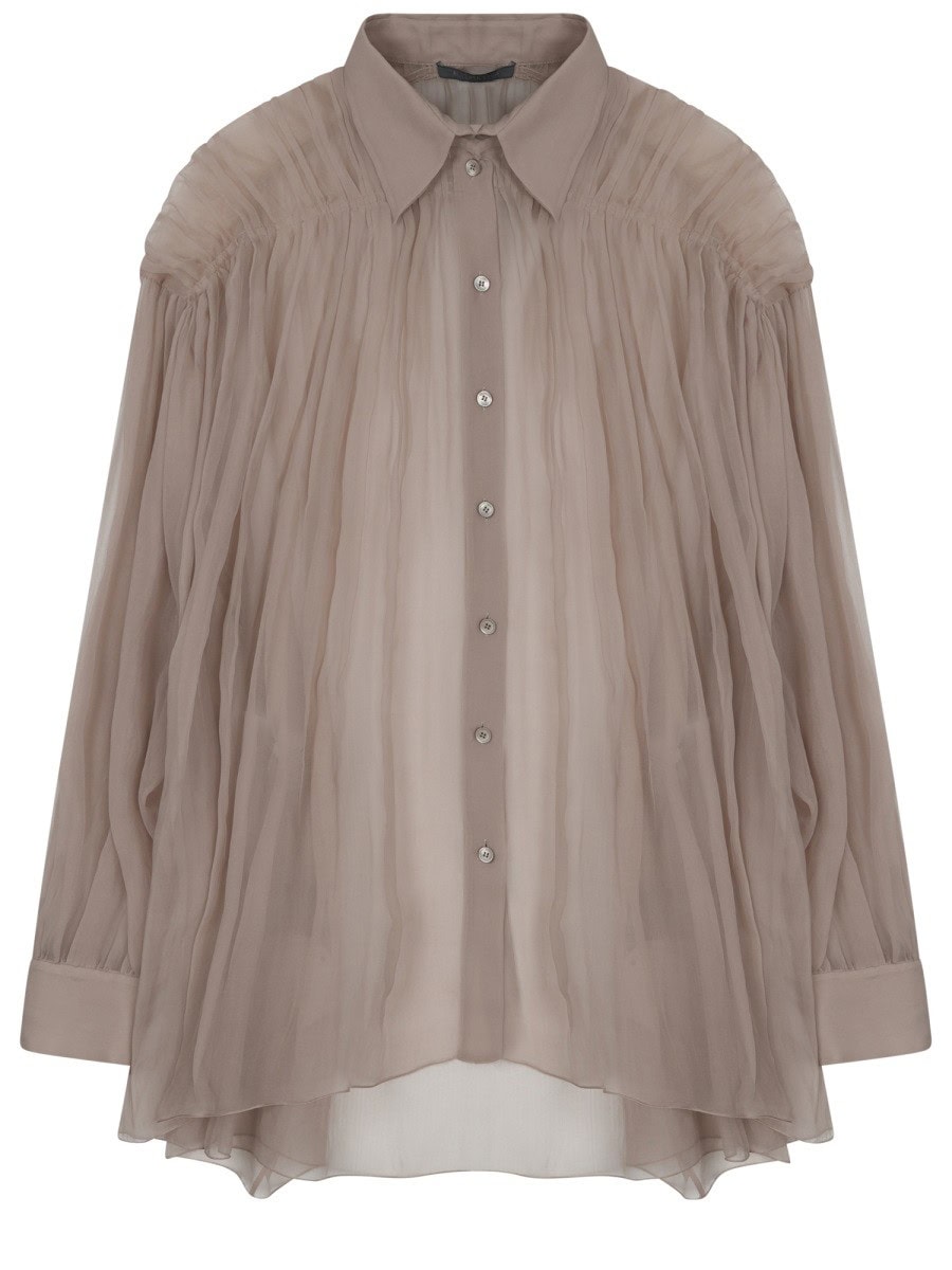 Alberta Ferretti Plisse` Shirt