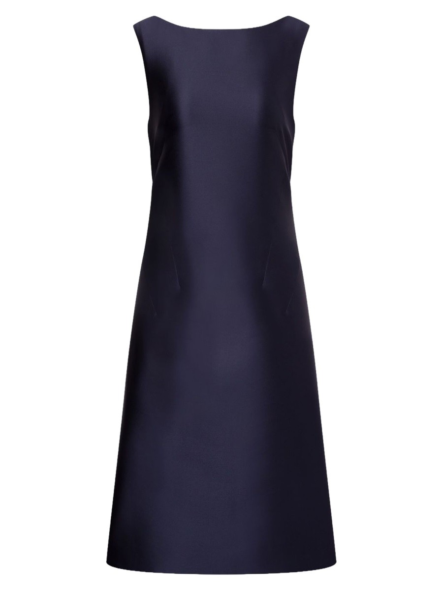 Alberta Ferretti Raso Midi Dress