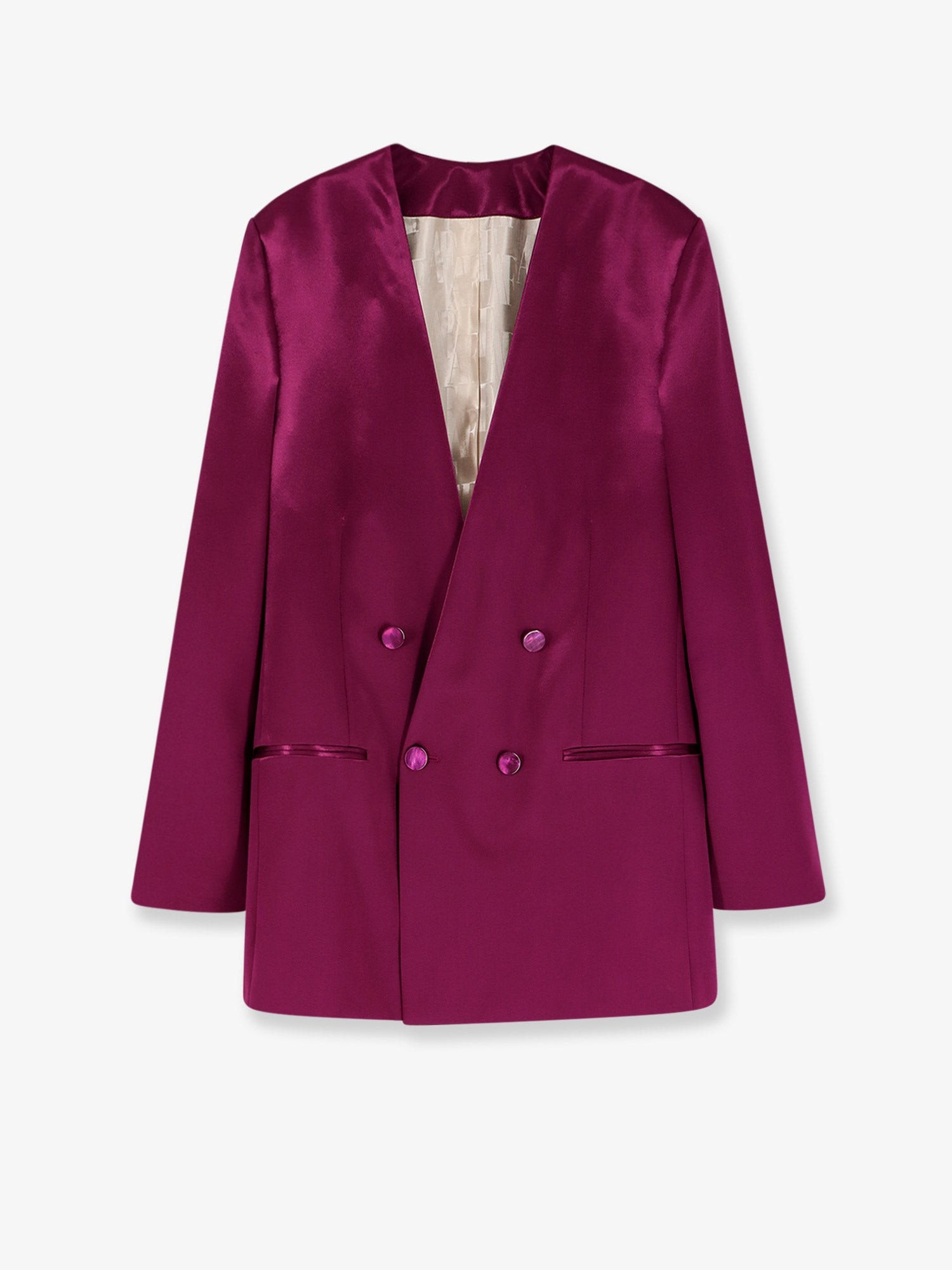 Alberta Ferretti Satin Blazer