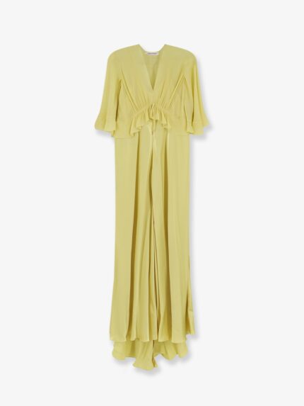 Alberta Ferretti Satin Long Dress
