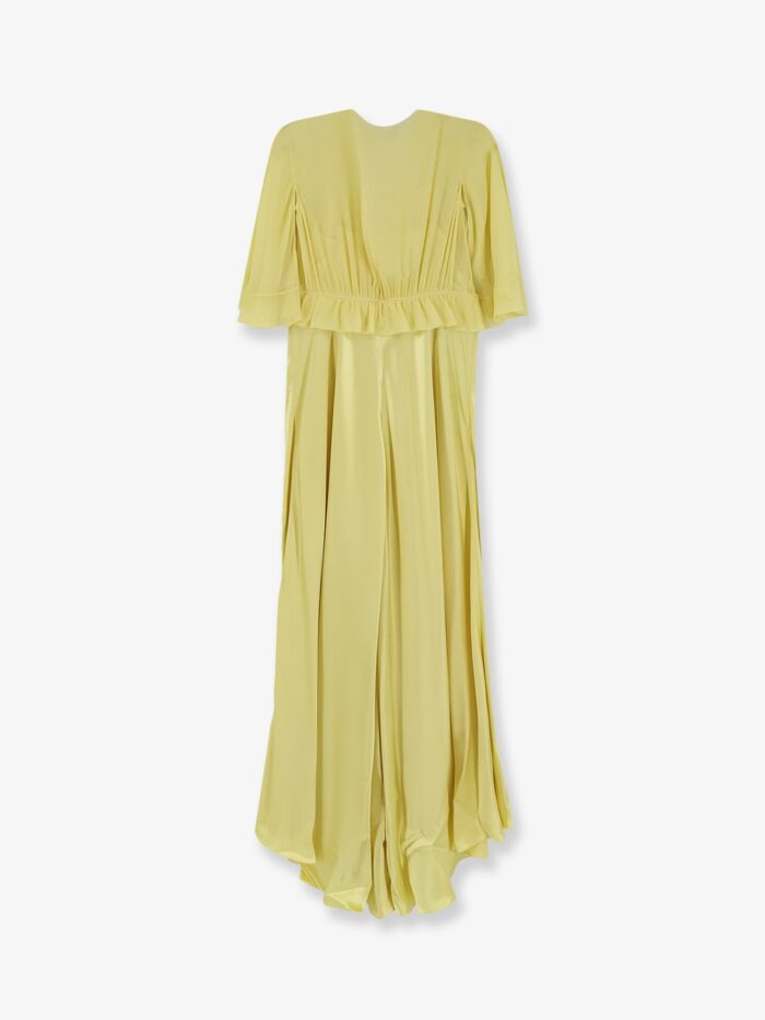 Alberta Ferretti Satin Long Dress