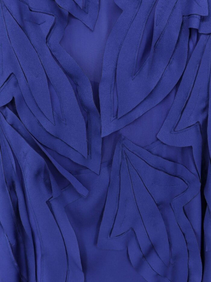 Alberta Ferretti Satin Long Dress