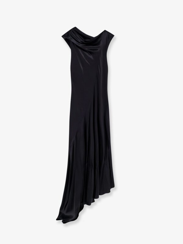 Alberta Ferretti Satin Long Dress