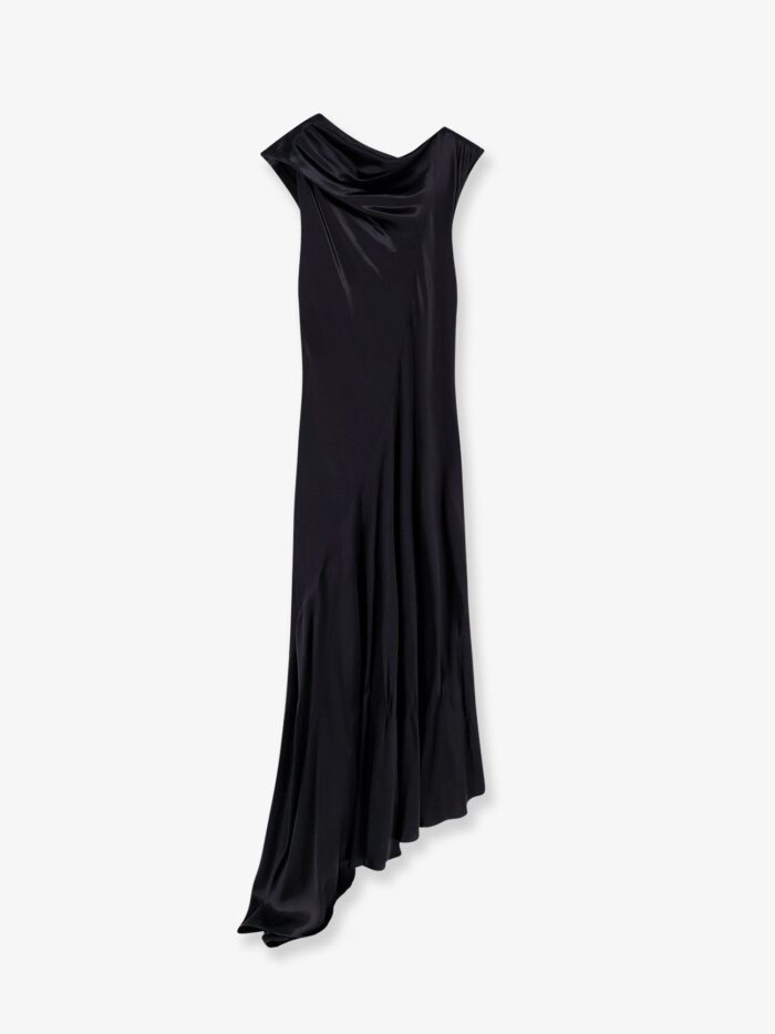 Alberta Ferretti Satin Long Dress