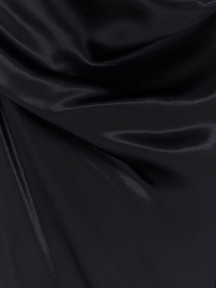 Alberta Ferretti Satin Long Dress