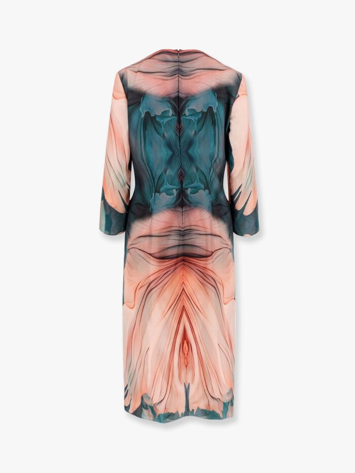 Alberta Ferretti Silk Dress With Floral Print