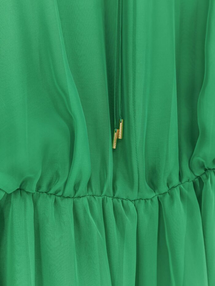 Alberta Ferretti Silk Long Dress