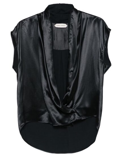 Alberta Ferretti SLEEVELESS TOP WITH NECKLINE