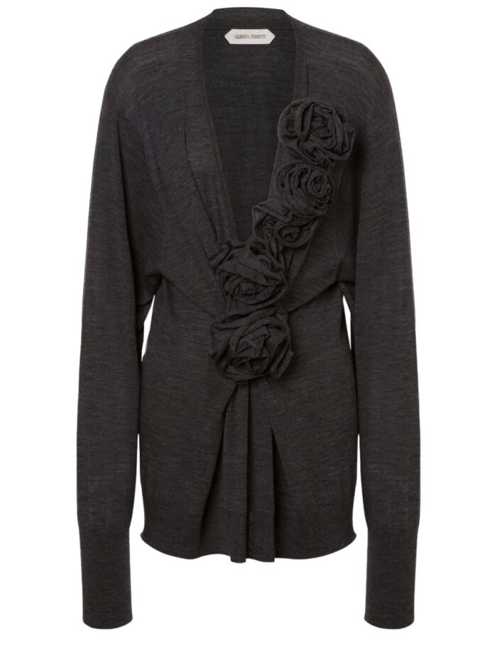 alberta ferretti v neck sweater Alberta Ferretti V-NECK SWEATER