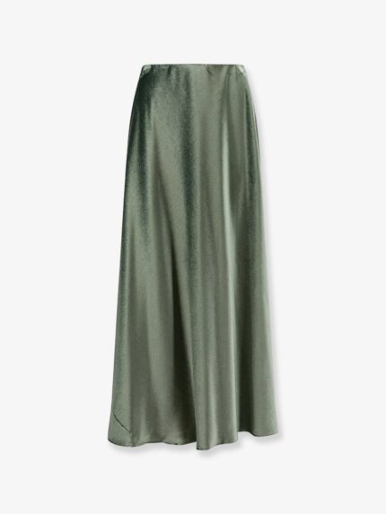 Alberta Ferretti Velvet Midi Skirt
